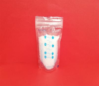 China Disposable Customized Presterilized Breastmilk Storage Bags Bpa Free Zipper Seal Plastic Bags For Breastmilk for sale