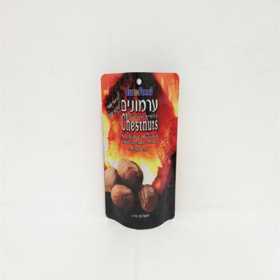 China Disposable 150g Food Grade Food Wrapping Aluminum Foil Instant Stand Up Retort Pouch Chestnut Packing Bag for sale