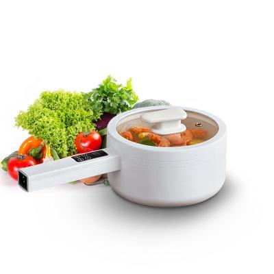 China Outdoor Most Popular Nonstick Soup Pot Electric Hotpot Saucepan, Dormitory Electric Noodles Cooking Pot for sale