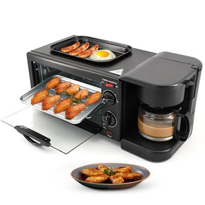 China Asy 3in 1 Electric Hot Sale Household Hotel Oven Breakfast Machine 1 Breakfast Maker 1 One 3in1 Breakfast Maker for sale