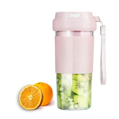 China Home Appliances SUS304 Hot Sale Car Portable Blender Mini Blades Juicer with 300ml Bottles BPA Free for sale