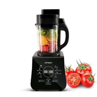 China Multifunctional high speed heavy duty low noice vacuum blender for fruit and vegetable juice, beans milk and porridge for sale