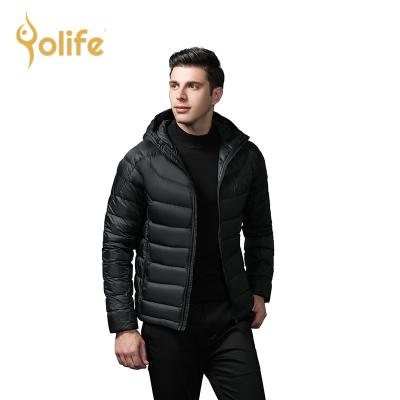 China Yolife Men's Ultralight 95% White Goose Down 800FP Anti-wrinkle Down Outdoor Camping Keep Warm Down Jacket for sale