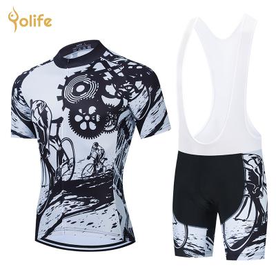 China Breathable Yolife New 2021 Customize A Variety Printing Team Cycling Jersey MTB Shirt Black Tank Top Bicycle Cycling Recycling for sale