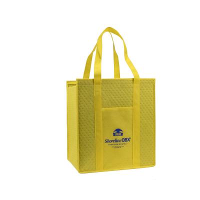 China Cheap Promotional Insulated Nonwoven Picnic Food Lunch Insulated Tote Bags for sale