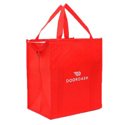 China China Manufacturer Nonwoven Picnic Insulated Food Delivery Insulated Promotional Bag for sale