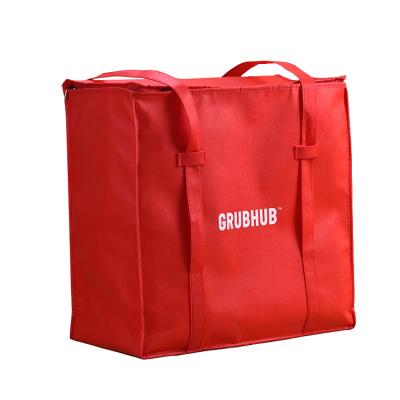 China Waterproof Promotional Customized Nonwoven Insulated Lamination Lunch Food Cooler Bag for sale