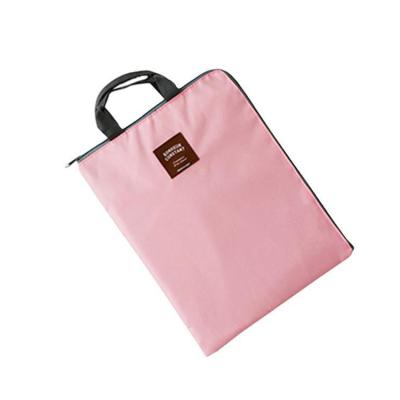 China Promotional Cheap Custom Nylon Zipper Tote File Document Reusable A4 Bag for sale