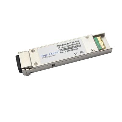 中国 Toptrans 60Km 10G SFPモジュール10G SFP+ BIDI TX 1330nm RX 1270nm 販売のため