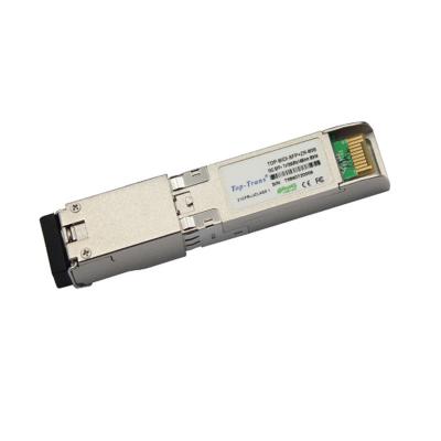 Chine émetteur-récepteur du module 80Km 3.3V SFP BIDI de 1490nm 1550nm 10G SFP à vendre