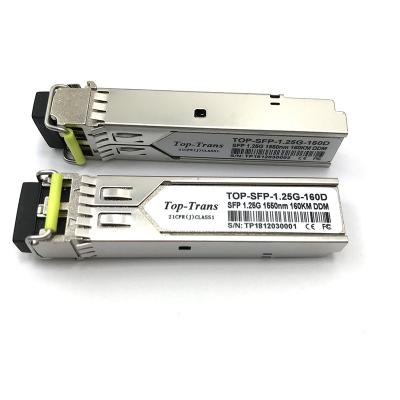 Chine Émetteur-récepteur 1550nm 160km du genévrier SFP-1GE-EZX-160 1.25G SFP unimodal à vendre