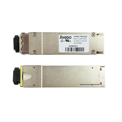 China Multimodefaser-optische Modul Avago-Marke 40G QSFP+ SR4 850nm 150m MTP/MPO zu verkaufen