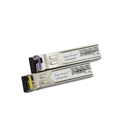 Chine Cisco GLC-BX120-U 1.25G BIDI SFP 1490nm 1550nm 120km SMF Émetteur-récepteur simplex LC à vendre