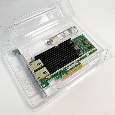 Китай Интерфейс канала волокна сетевого адаптера локальных сетей X8 PCI Intel X540-T2 10Gb PCIe срочный продается