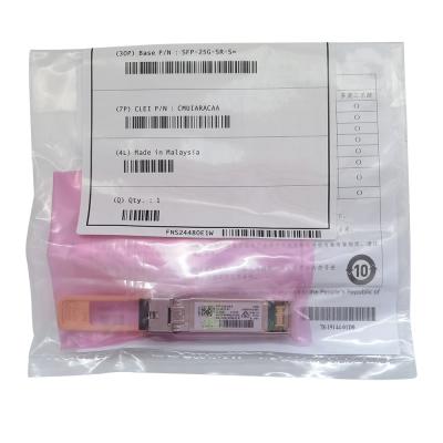 중국 호환되는 사용된 SFP-25G-SR-S 섬유 모듈 25GBASE-SR SFP28 트랜시버 판매용