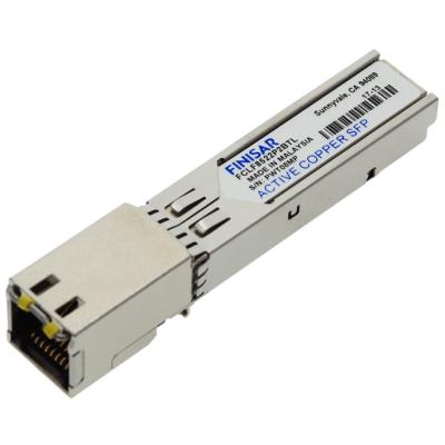 Cina Finisar FCLF8522P2BTL Copper SFP Transceiver RJ45 850nm 300m 1000BASE-T RoHS Compliant in vendita