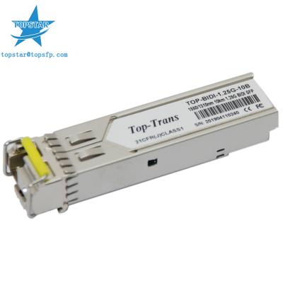 中国 10Km 1.25 G SFPのトランシーバー1550nm 1310nmのマルチモード・ファイバ モジュール 販売のため