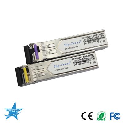 China optisches Modul 1310/1550nm 120KM SFP Transceiver-1.25G Bidi SFP zu verkaufen