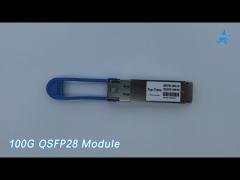 LC Duplex 100G QSFP28 Module PAM4 1310NM 500M SMF Single Lambda Optics