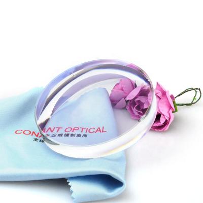 China Wholesale Single Lens 1.74 Or Aspehrical High-vision High-index MR-174 UV++ UV420 Single Semi-Red Lenses for sale