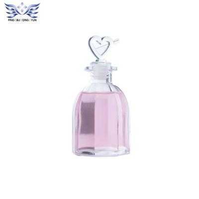 China Wholesale 150ml Care Bottle Glass Decorative Personal Vacuum Reed Diffuser Bottle With Cap for sale