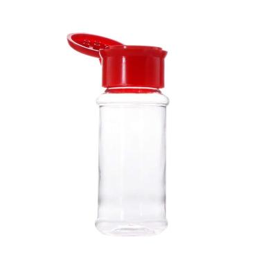 China Viable Cheap Small Capacity Glass Spice Salt Pepper Shakers Seasoning Jar Barbecue Condiment Bottles Condiment Serving Container for sale