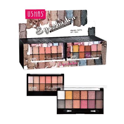 China Private Waterproof Cosmetics Makeup Eyeshadow ODM Shimmer Matte 12 Color Eyeshadow Palette for sale