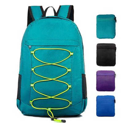 China Wholesale custom design waterproof high quality polyester fashion sports skin leisure foldable backpack for sale