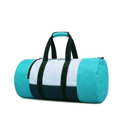 China High Quality Eco-friendly Cylinder Duffel Bag Fashion Large Capacity Hand Luggage Travel Duffel Bags for Women and Men for sale