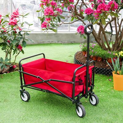 China Outdoor Service Portable Wagon Outdoor Service Portable Wagon Easy Folding Camping Folding Garden Park Wagon for sale