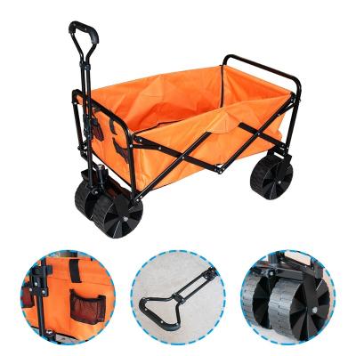 China Lightweight Folding Folding Trolley Cart Camping Beach Garden Trail Beach Cart for sale