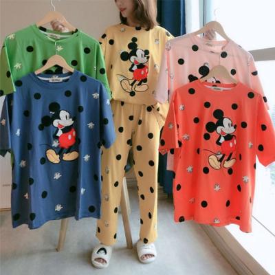 China Wholesale QUICK DRY Snoopy women's pajamas short sleeve tops and sleepwear lovely cute women pajamas pants for sale