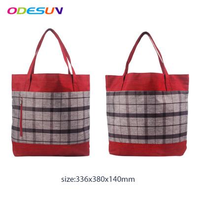 China 100% New Sedex Material 4P Eco-Friendly BSCI Audit Promotional 300D Polyester And Nonwoven Tote Bag for sale