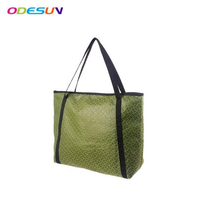 China New Sedex 4P Material Promotional Colored Nonwoven Audit BSCI Audit Folding Tote Bag for sale