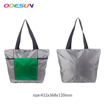 China New Promotional Colorful Rhombus Reusable BSCI Audit Sedex 4P Nylon Material Tote Bag for sale