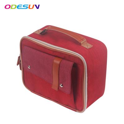 China New Fashionable BSCI Audit Sedex 4P Material Promotional Colorful Polyester With PEVA Lining Cooler Bag for sale