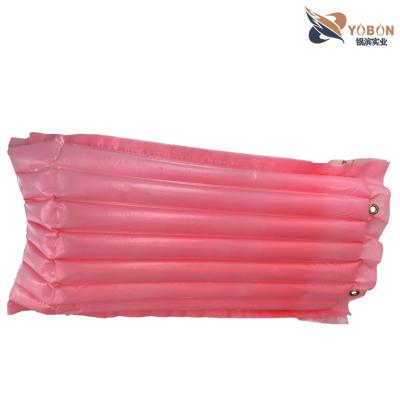 China Custom PE Wine Bottle Packaging Bags Pink Air Column Inflatable Bags for sale