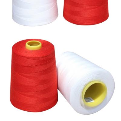 China Hot Selling High Quality Low Shrinkage Spun100% Polyester Cheap Sewing Thread 40/2 5000mts With Different Colors for sale