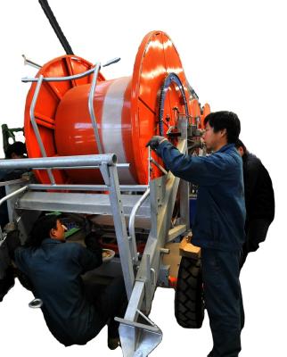 China Aquago hose reel irrigator and farm hose irrigation reels for sale