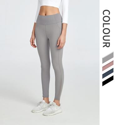 China Factory Outlet Logo Accept Solid Lift The Hips 74%Chinlon Customized Breathable Yoga Legging Pantss for sale