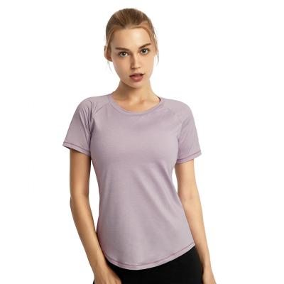 China Skin Friendly Solid Women's 2021 Breathable Sweatshirts 60%Chinlon 26%Dacron 14%Spandex for sale