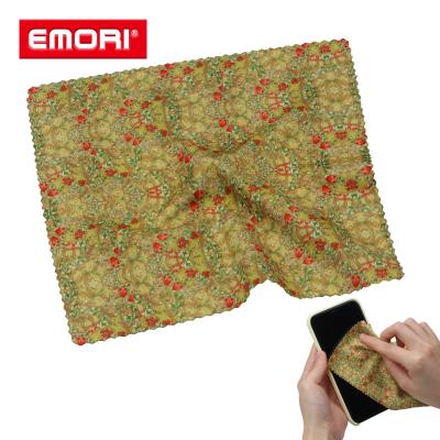 China Viable Hot Sale Optical Lens Microfiber Bacterial Cleaning Cloth For Mobile for sale