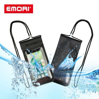 China Universal high quality waterproof PU leather waterproof pocket / mobile phone bag for sale