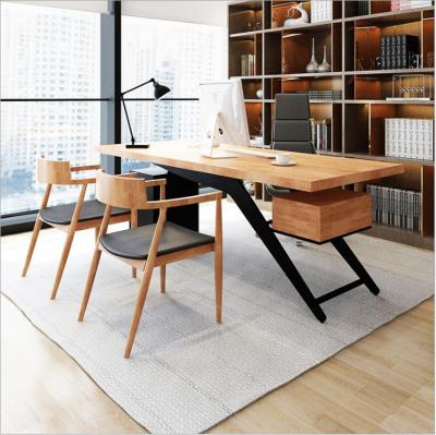 China Functional Executive Modern Office Desk Wooden Table Design for sale