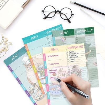 China 7 x 10inch Self Adhesive Notepad for Organized Weekly and Meal Planner Daily Planning Pad for sale