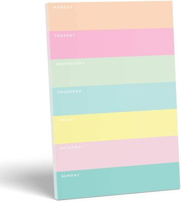 China Self Adhesive Memo Pad Monday Sun Agenda Day Planner and Organizer Planners for College Student Office or Home for sale