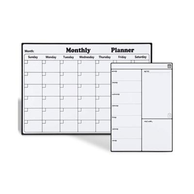 China Shape Custom Wholesale High Quality Monthly Planner Magnetic Calendar Dry Erase Boards Planner For Fridge for sale