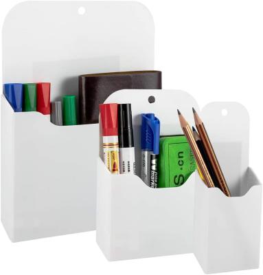 China Magnetic Dry Whiteboard Pen Holder Erase Markers Calendar and Organizer 3 Pcs Eraser Magnetic Dry Marker Holder for sale