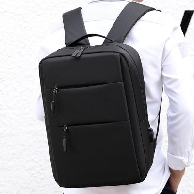 China With USB External Charging Port 14 Inch Laptop Backpack Travel Backpack Waterproof Polyester Fabric Business Wear for sale