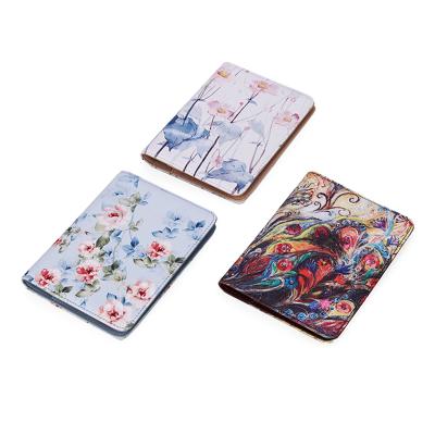 China Print Bohemian New Graphics Business PU Leather Passport Covers Multifunctional Holder ID Bank Card Wallet Case Travel Accessories for sale